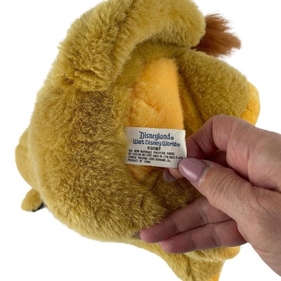 Vintage Disney Parks Simba Cub Lion King Plush 13" Stuffed Toy Sitting RARE - Picture 6 of 8
